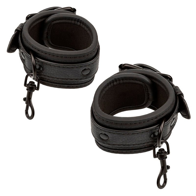CALEXOTICS - NOCTURNAL HOG TIE CONNECTOR CUERO JUSTERBAR SVART