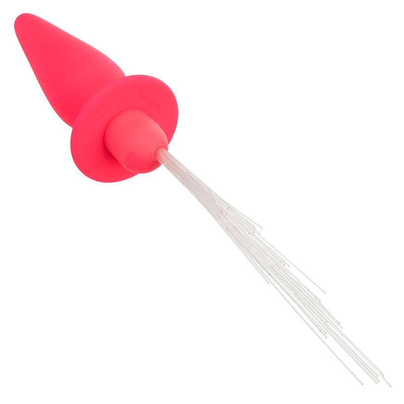 CALEXOTICS - SOUTHERN LIGHT LIGHT UP ANALPLUGG 10 VIBRATIONER SILIKON ROSA