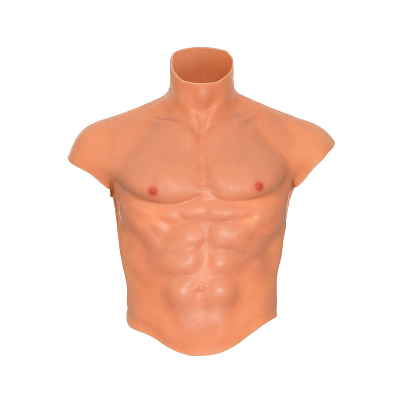 HIDDEN DESIRE - ALTER EGO SILIKONTRYCK MED HERRTORSO I SILIKON MED ABS-KÖTT