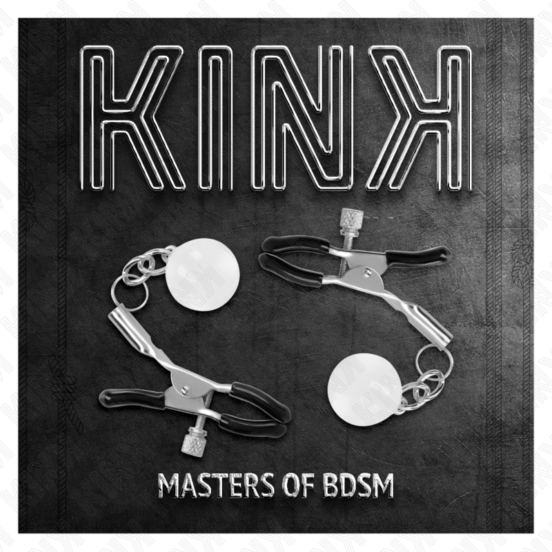 KINK - GLASKURLOR NIPPELKLÄMMA SILVER 6 CM