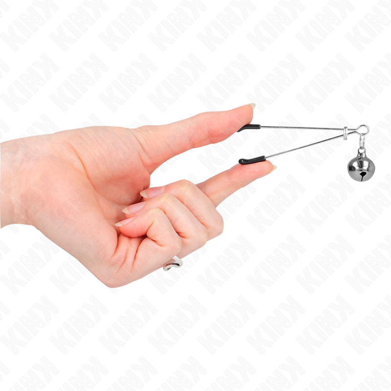 KINK - TUNN BRÖSTKLÄMMA SILVER 7 CM