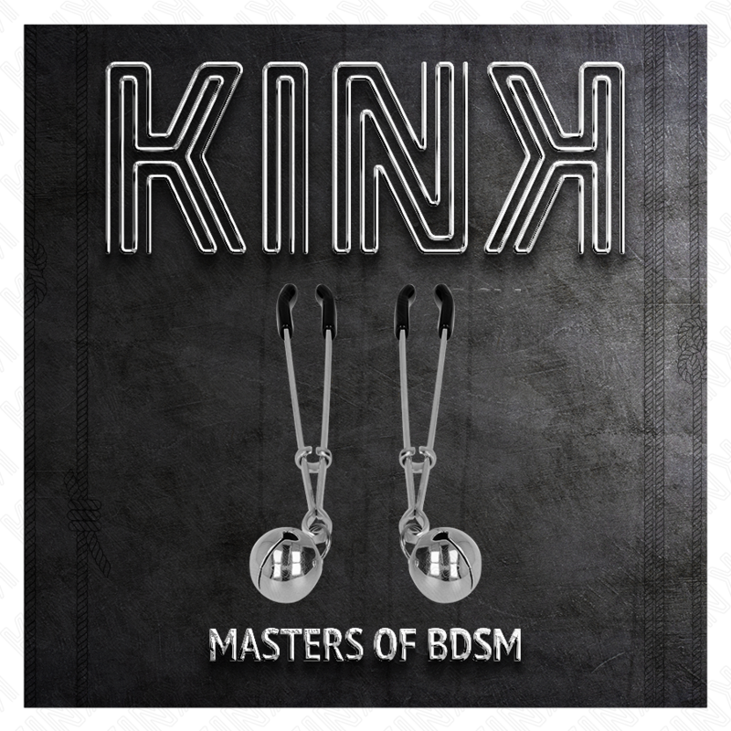 KINK - TUNN BRÖSTKLÄMMA SILVER 7 CM