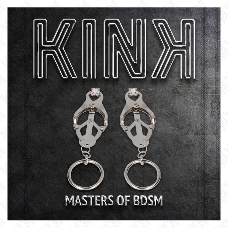 KINK - O-RING JAPANSK KLÖVER NIPPELKLÄMMA SILVER