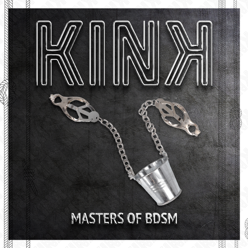 KINK - BRÖSTVÅRTKLÄMMA MED HINK SILVER