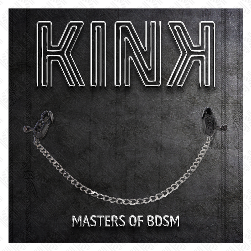 KINK - PLATA KEDJOR NIPPELKLÄMMA SILVER 30 CM