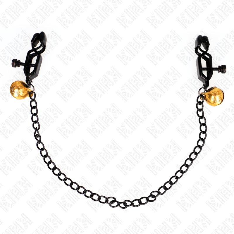 KINK - PLATA KEDJOR NIPPELKLÄMMA OCH KLOCKA SILVER 30 CM