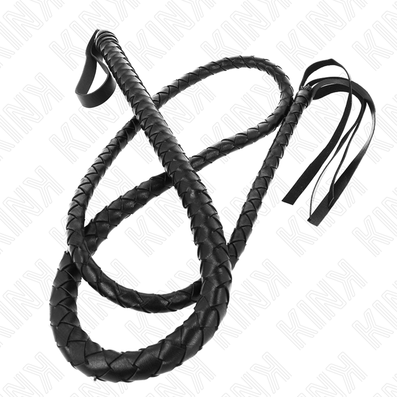 KINK - LÅNG SVART ORMPISKA 210 CM