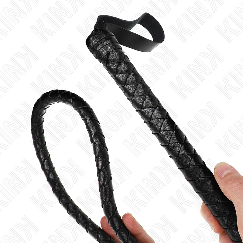 KINK - LÅNG SVART ORMPISKA 210 CM