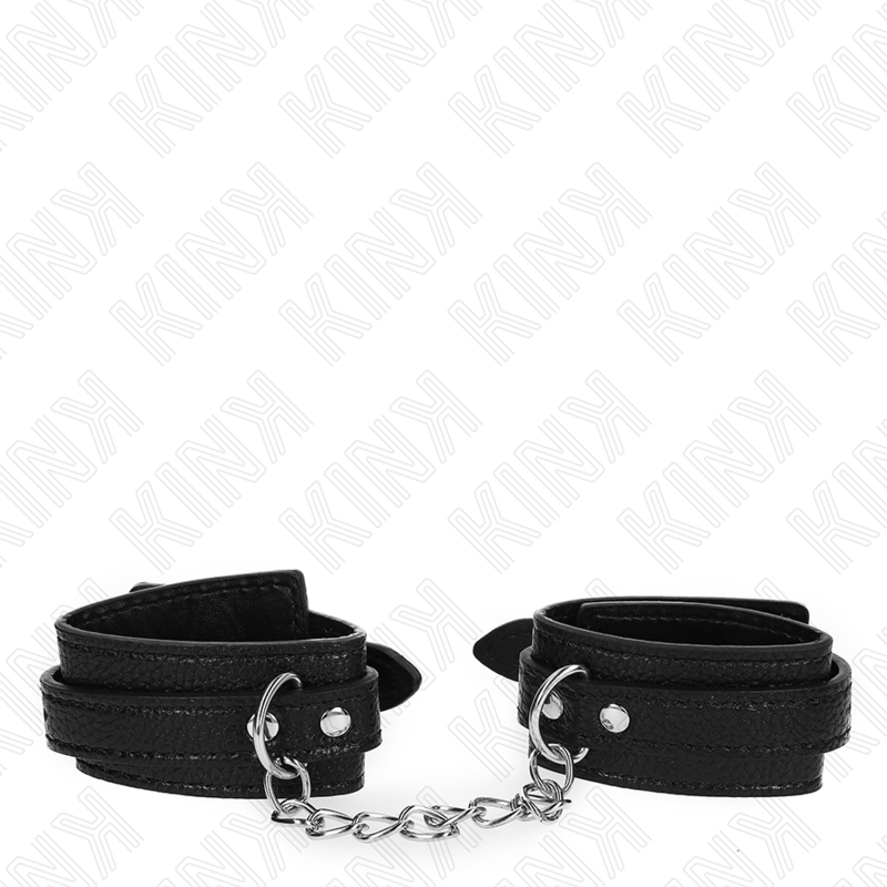 KINK - ORMMÖNSTERAD HANDLEDSBÄLTE SVART JUSTERBAR 20-28 CM X 5,4 CM
