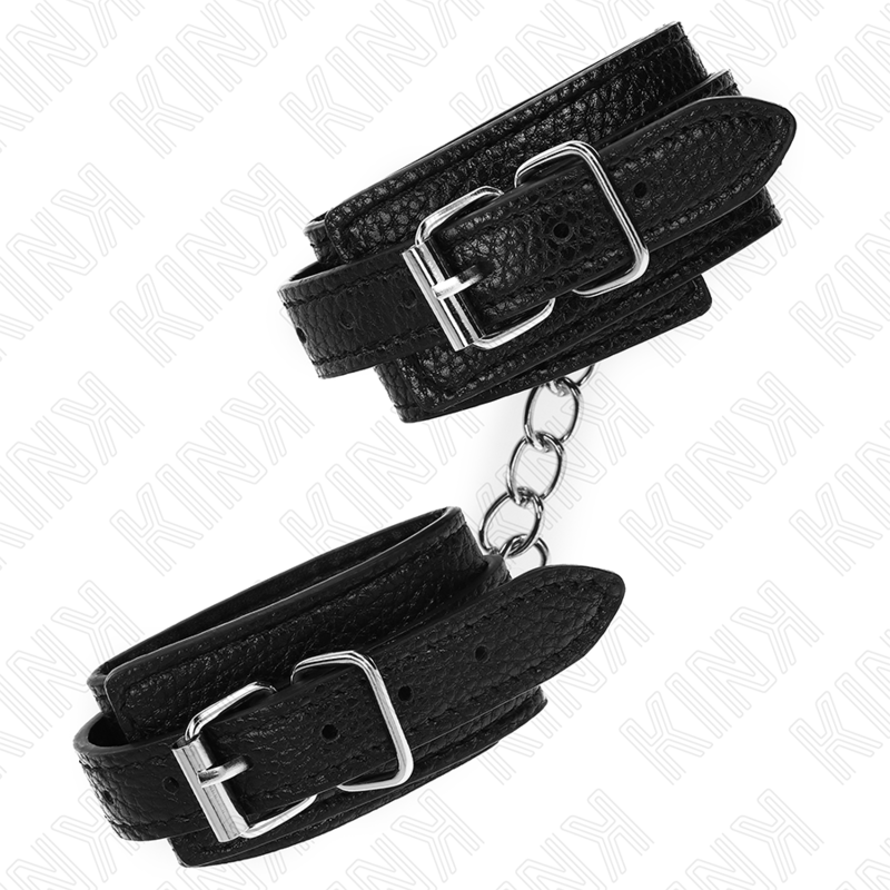 KINK - ORMMÖNSTERAD HANDLEDSBÄLTE SVART JUSTERBAR 20-28 CM X 5,4 CM