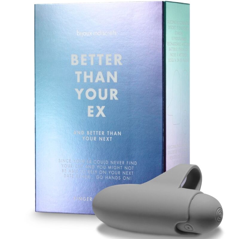BIJOUX - BÄTTRE ÄN DIN EX VIBRATOR BULLET 10 VIBRATIONER GRÅ
