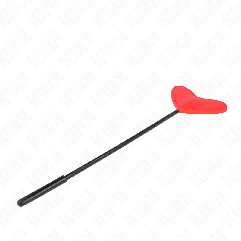 KINK - RÖD HJÄRTFORMAD PALETT 33 X 10 CM