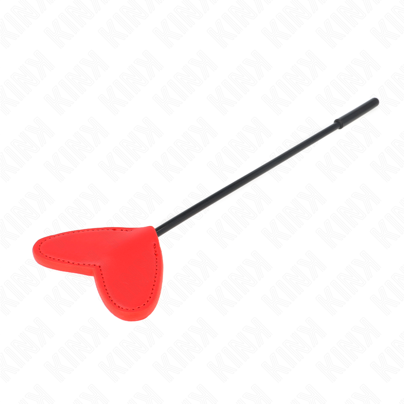 KINK - RÖD HJÄRTFORMAD PALETT 33 X 10 CM