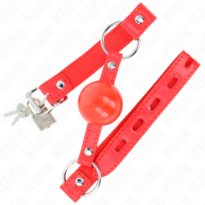 KINK - TPE-BOLL 4 CM MED ROJO-LÅS 60 x 2 CM