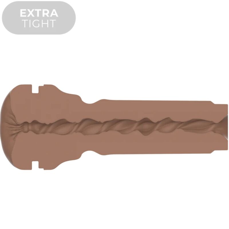 KIIROO - FEEL STROKER EXTRA TÄT RUMPA MELLANBRUN