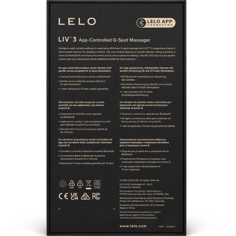 LELO - LIV™ 3 G-PUNKTSSTIMULATOR ROSA