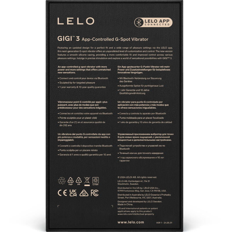 LELO - GIGI™ 3 G-PUNKTSVIBRATOR ROSA
