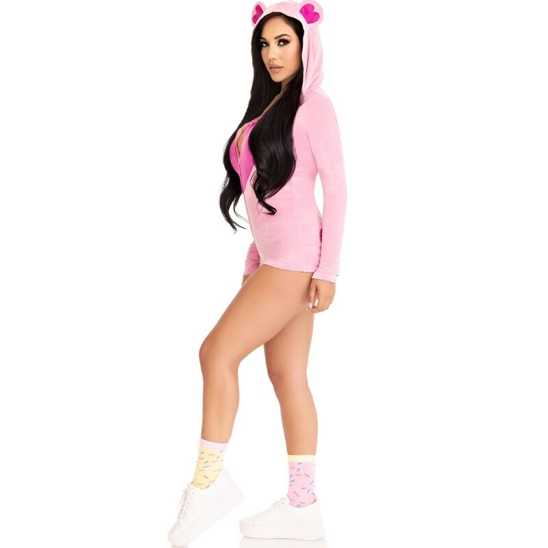 LEG AVENUE - TEDDY BEAR SAMMETSDRAAJ ROSA S