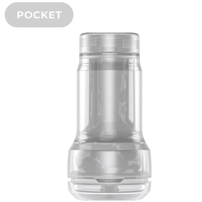 KIIROO - FEEL POCKET STROKER CRYSTAL FRÅN KIIROO TRANSPARENT