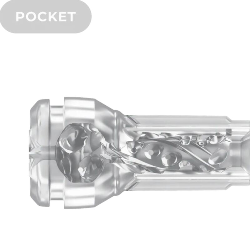 KIIROO - FEEL POCKET STROKER CRYSTAL FRÅN KIIROO TRANSPARENT