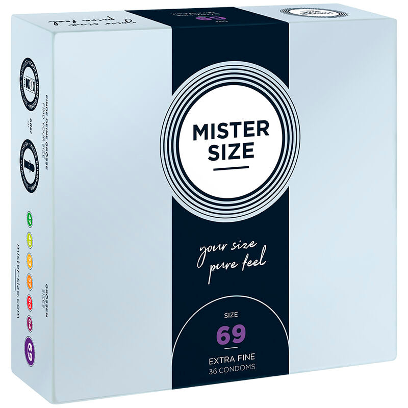 MISTER SIZE - KONDOM STORLEK XXXL 69 MM (36 ENHETER)