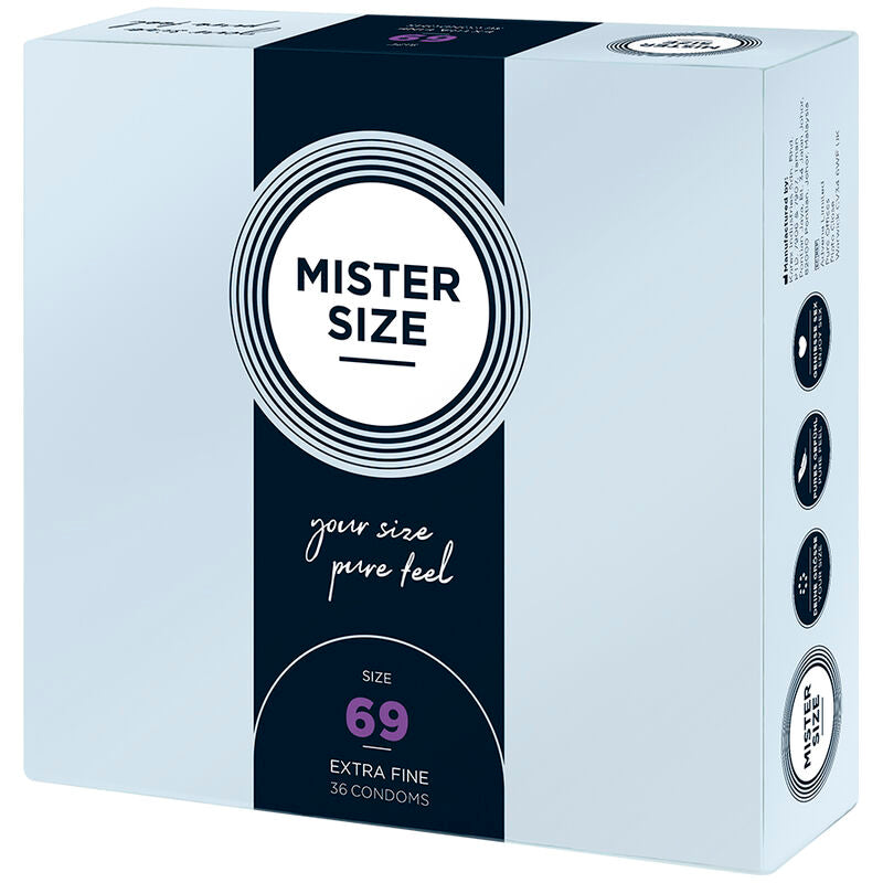 MISTER SIZE - KONDOM STORLEK XXXL 69 MM (36 ENHETER)