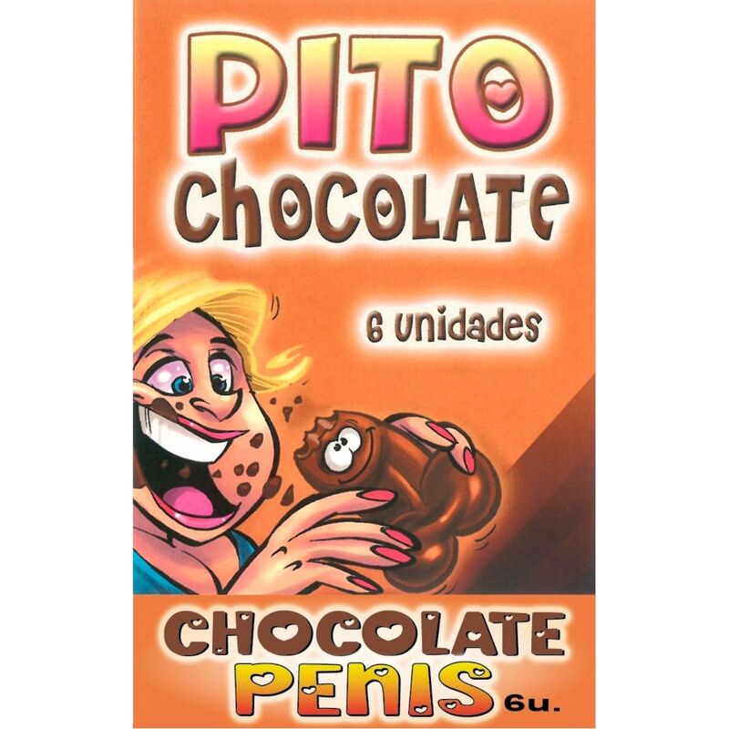 DIABLO PICANTE - ASK MED 6 PENISFORMAD CHOKLAD