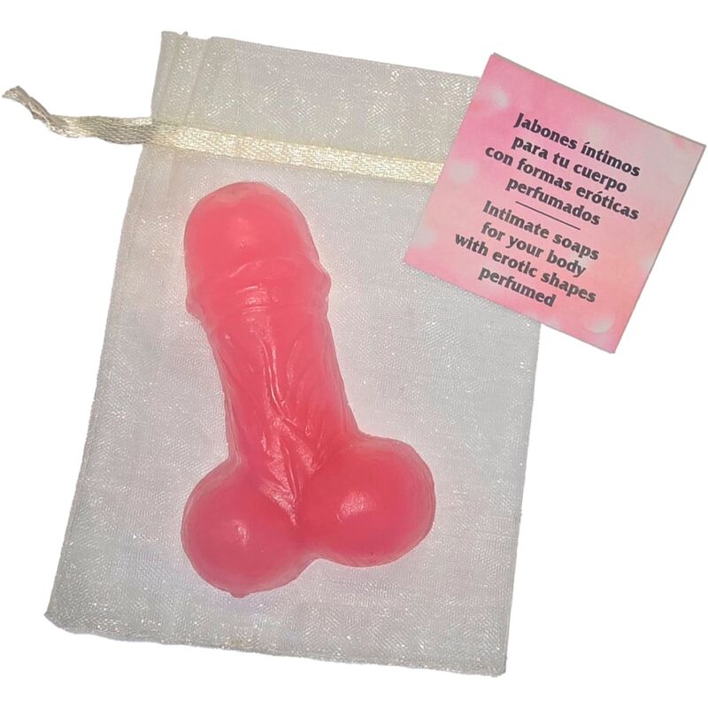 DIABLO PICANTE - PENISFORMAD PARFYMAD TVÅL ROSA