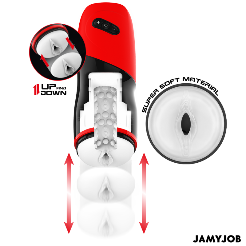 JAMYJOB - XPEED AUTOMATISK VAGINAMASTURBATOR 5 STÖDLÄGEN OCH LJUDEFFEKT