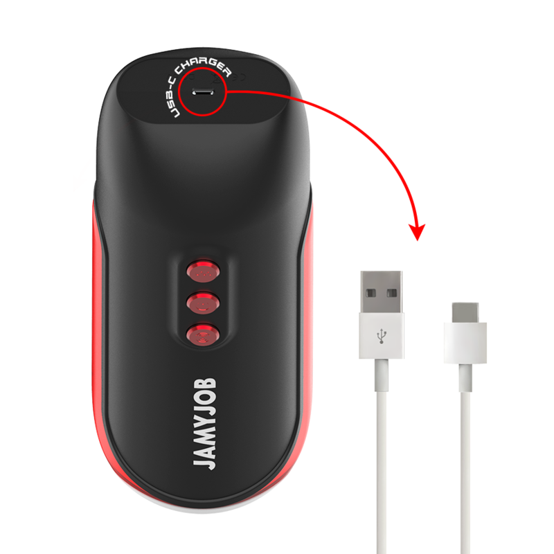 JAMYJOB - BLAZE AUTOMATISK MUNMASTURBATOR 5 LÄGEN SOM STIMULERAR VÅGOR OCH VIBRATIONER