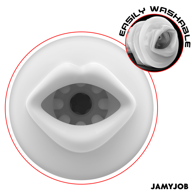 JAMYJOB - BLAZE AUTOMATISK MUNMASTURBATOR 5 LÄGEN SOM STIMULERAR VÅGOR OCH VIBRATIONER