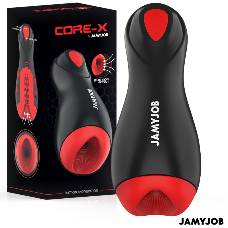 JAMYJOB - CORE-X AUTOMATISK MASTURBATOR 5 LÄGEN SOM STIMULERAR VÅGOR OCH VIBRATIONER