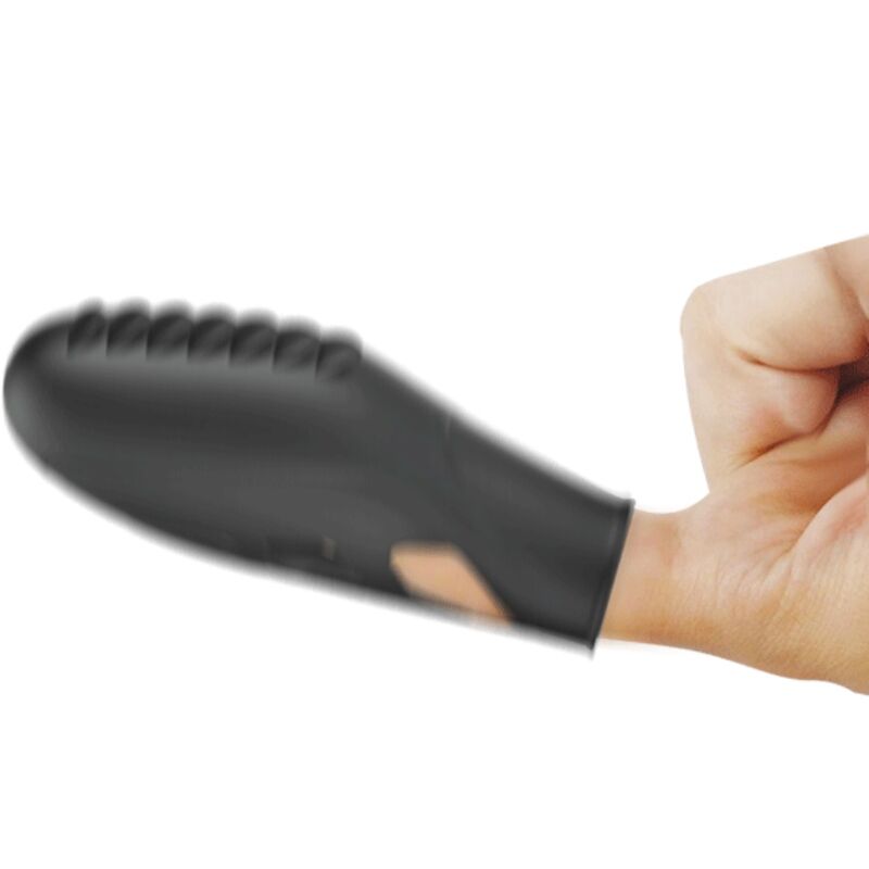 PRETTY LOVE - GILO SILIKON FINGERVIBRATOR SVART