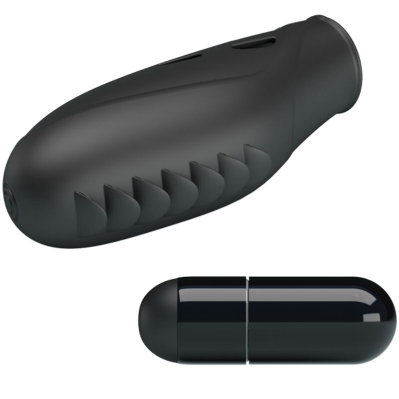 PRETTY LOVE - GILO SILIKON FINGERVIBRATOR SVART