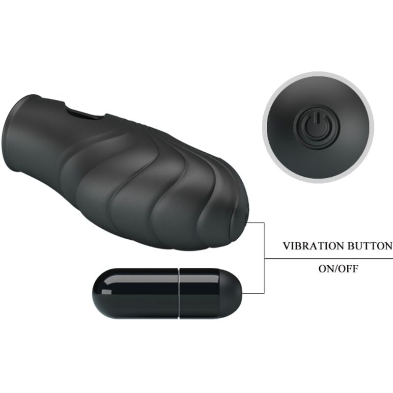 PRETTY LOVE - LICH SILIKON FINGERVIBRATOR SVART