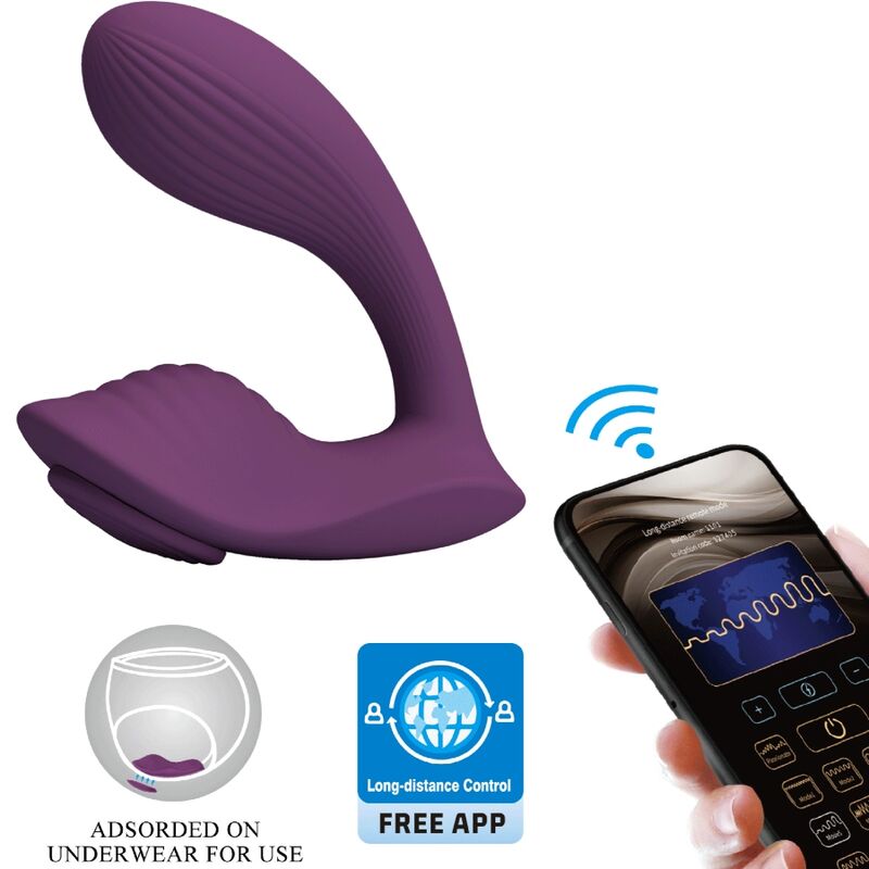 PRETTY LOVE - FRANZ MASSAGEAPPARAT OCH VIBRATOR GRATIS APP LILA