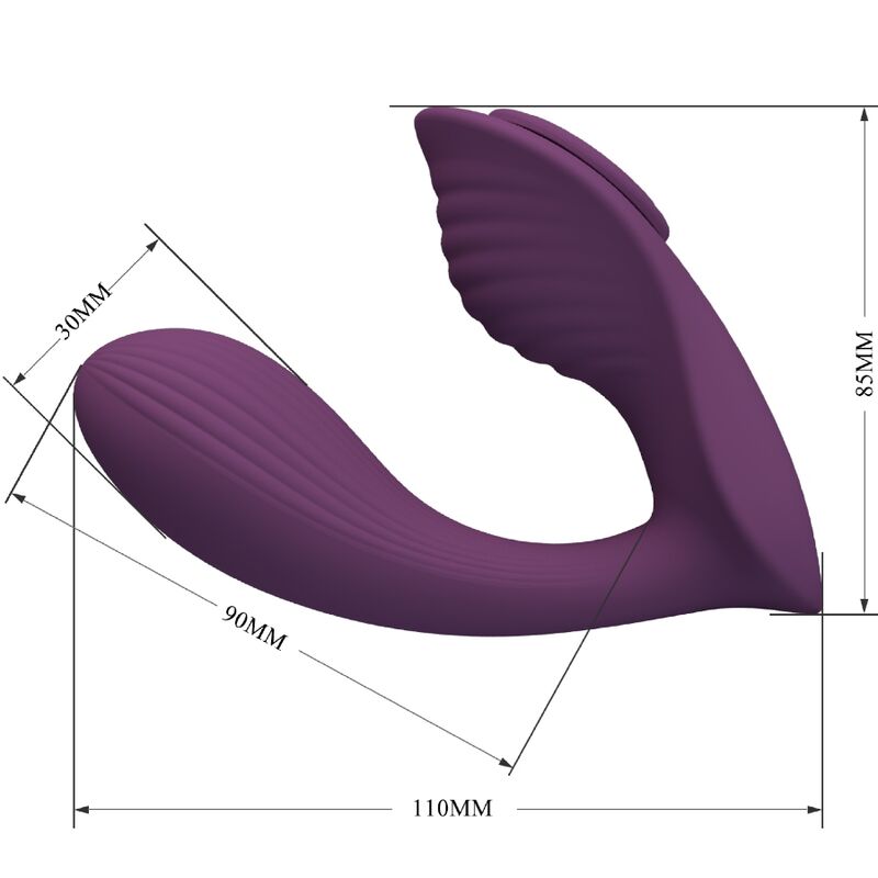 PRETTY LOVE - FRANZ MASSAGEAPPARAT OCH VIBRATOR GRATIS APP LILA
