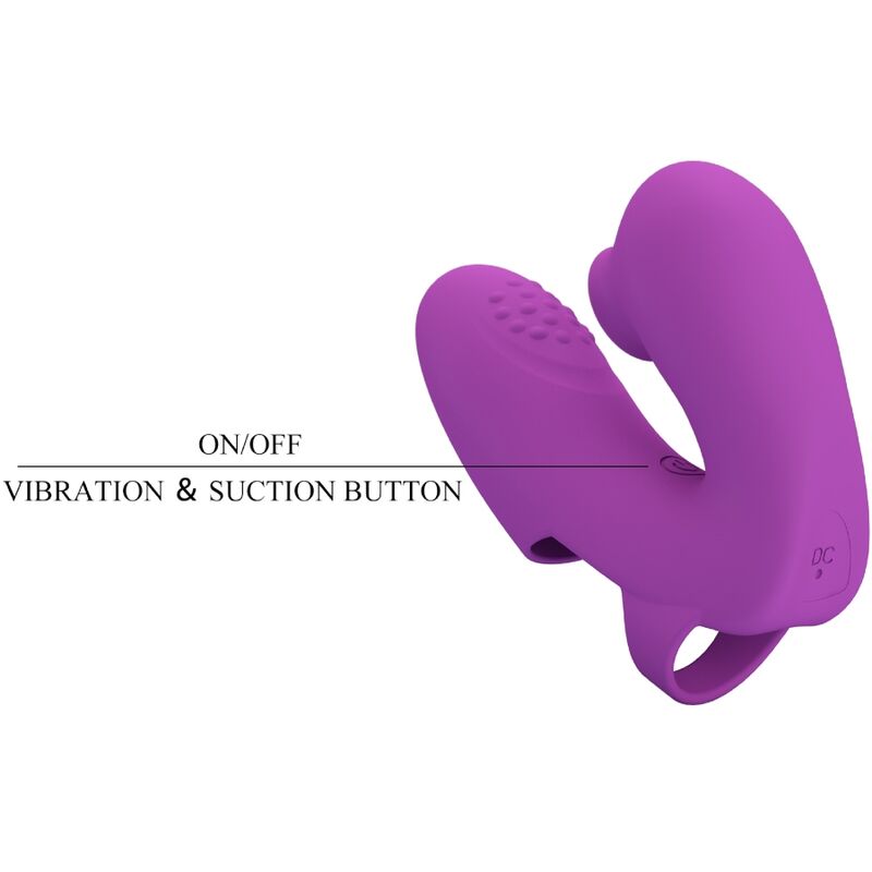 PRETTY LOVE - ATHENA FINGERVIBRATOR MED KLITORISSTIMULATOR LILA