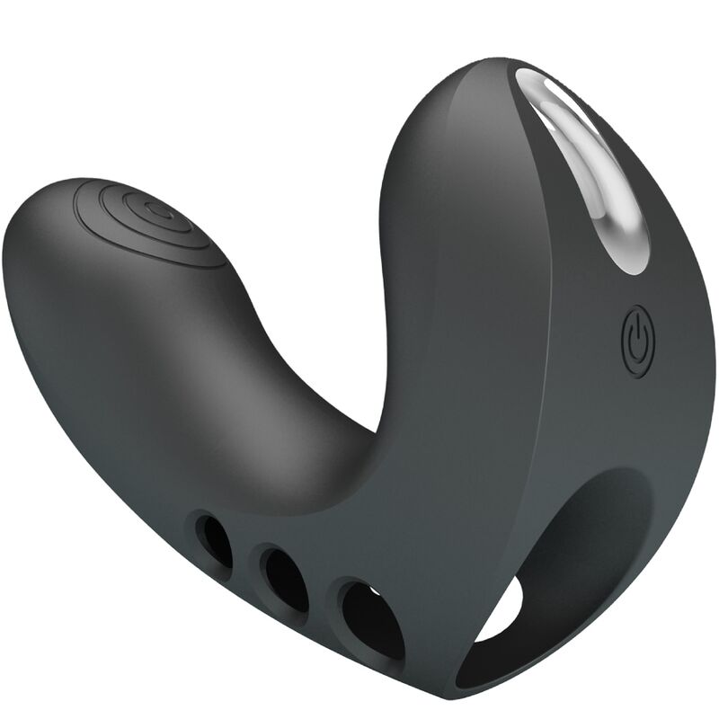 PRETTY LOVE - CAMELIA FINGERVIBRATOR 7 VIBRATIONER SVART