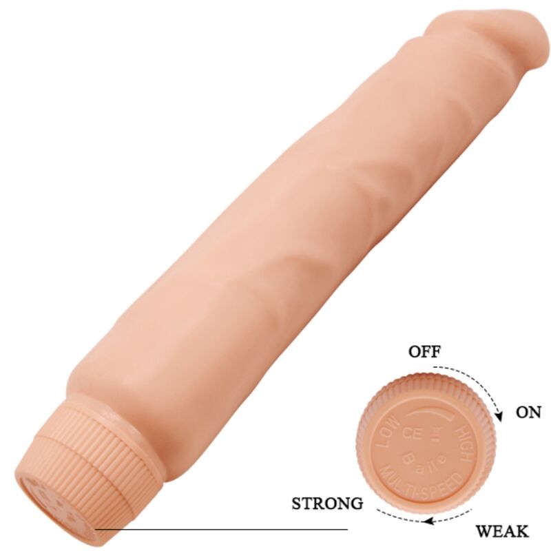 BAILE - JACK REALISTISK VIBRATOR 26 CM KÖTT