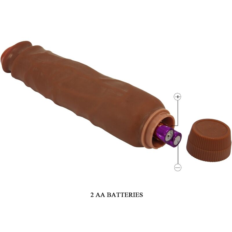 BAILE - JACK REALISTISK VIBRATOR 26 CM MULATTO