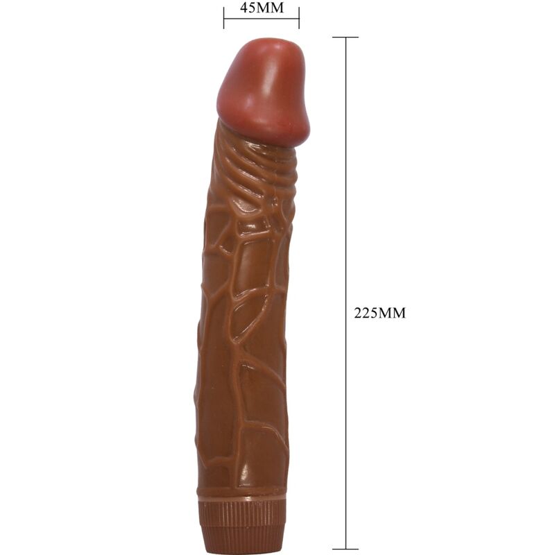 BAILE - BOB REALISTISK VIBRATOR 22,5 CM MULATTO