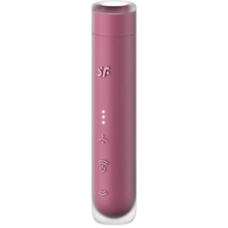 SATISFYER - FÖRSTA KYSSENS VÅGKLITORISSTIMULATOR GARNET