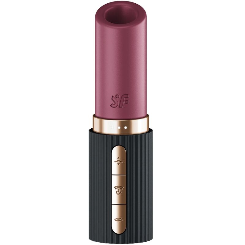 SATISFYER - PRO 2 KISS WAVE KLITORISSTIMULATOR GARNET / SVART