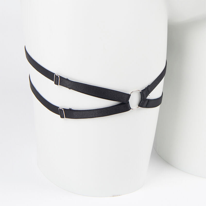 SUBBLIME - 955199 BH-SET MED JUSTERBAR SVART ROTT S/M