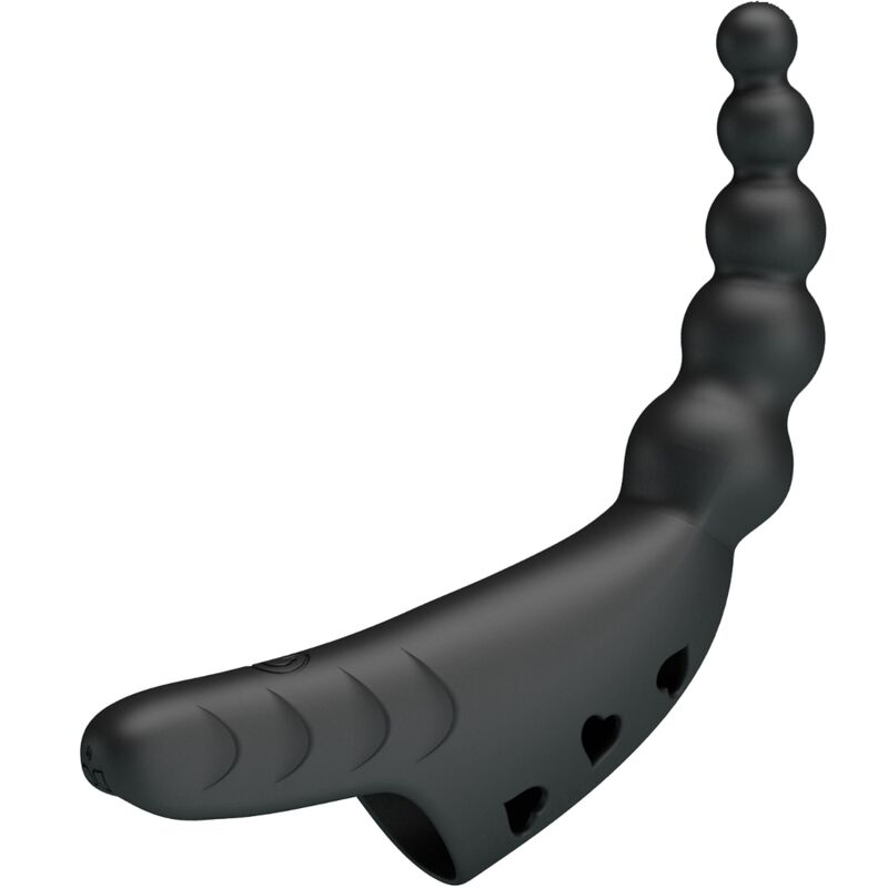 PRETTY LOVE - JORDIN FINGERVIBRATOR 10 VIBRATIONER SVART