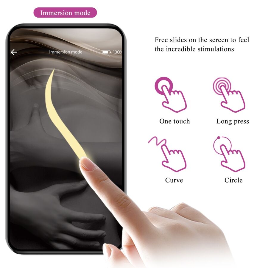 PRETTY LOVE - LEVIATHAN APP-STYRD VIBRATOR LILA
