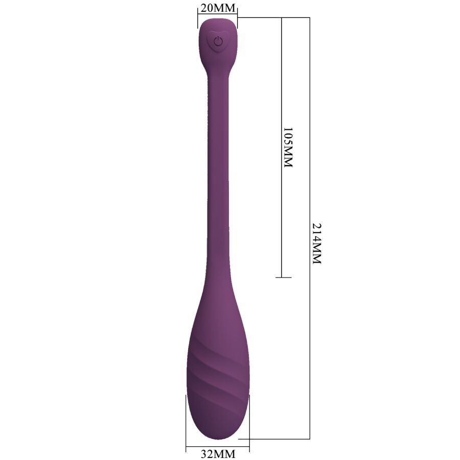 PRETTY LOVE - LEVIATHAN APP-STYRD VIBRATOR LILA