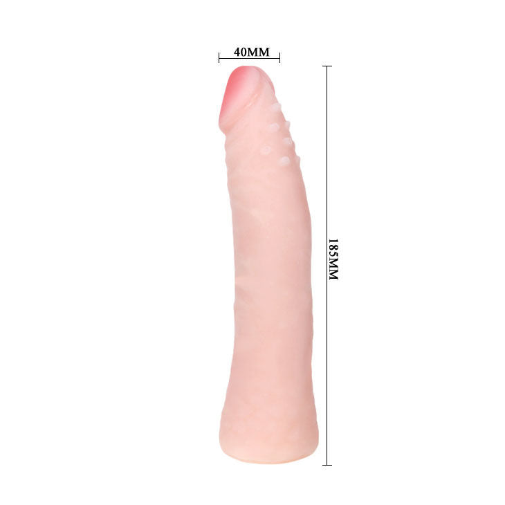 BAILE - REALISTISK SKIN TOUCH SILIKONDILDO 19 CM RANDOM FÄRG