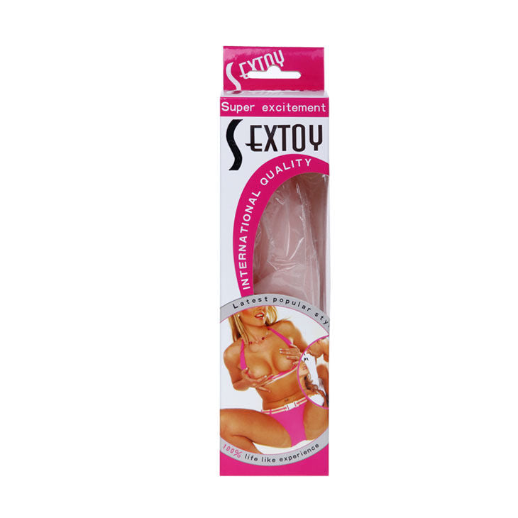 BAILE - REALISTISK SKIN TOUCH SILIKONDILDO 19 CM RANDOM FÄRG